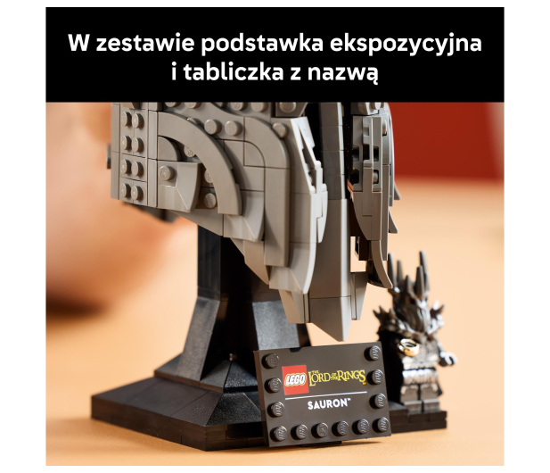 LEGO ICONS 11373 Władca pierścieni: Hełm Saurona - 1489542 - zdjęcie 12